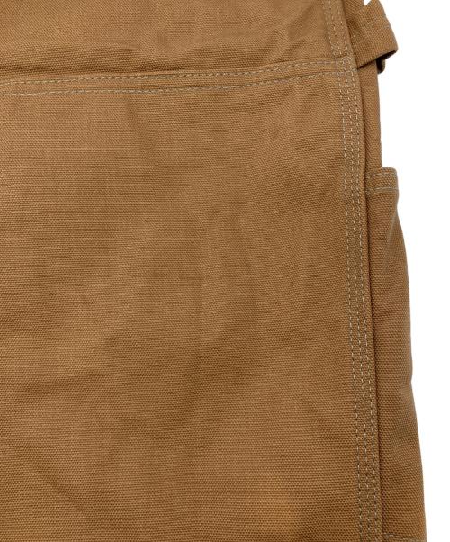 CarHartt（カーハート）CarHartt (カーハート) FIRM DUCK DOUBLE-FRONT DUNGAREE ブラウン サイズ:34×30の古着・服飾アイテム