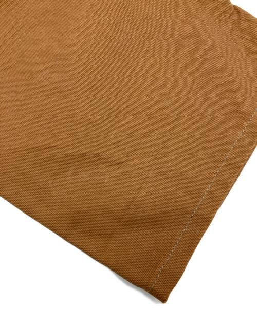 CarHartt（カーハート）CarHartt (カーハート) FIRM DUCK DOUBLE-FRONT DUNGAREE ブラウン サイズ:34×30の古着・服飾アイテム