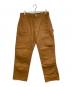 CarHartt（カーハート）の古着「FIRM DUCK DOUBLE-FRONT DUNGAREE」｜ブラウン
