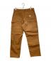 CarHartt (カーハート) FIRM DUCK DOUBLE-FRONT DUNGAREE ブラウン サイズ:34×30：12000円