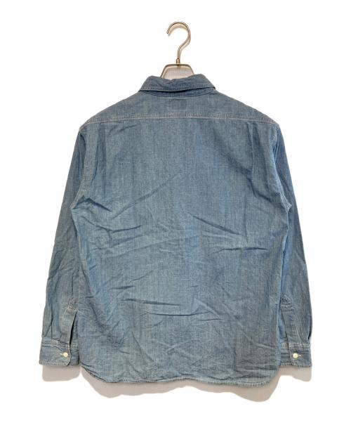 BIG MIKE（ビックマイク）BIG MIKE (ビックマイク) シャンブレーシャツ インディゴ サイズ:XLの古着・服飾アイテム