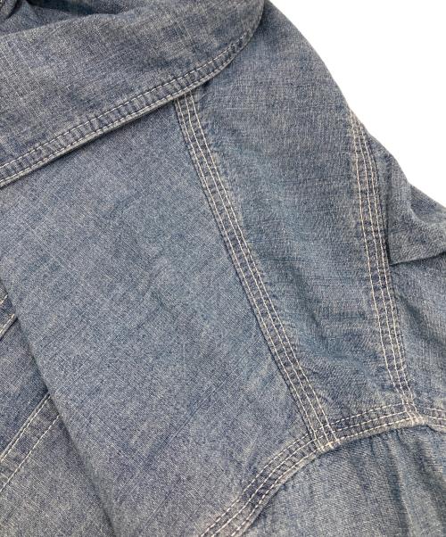BIG MIKE（ビックマイク）BIG MIKE (ビックマイク) シャンブレーシャツ インディゴ サイズ:XLの古着・服飾アイテム