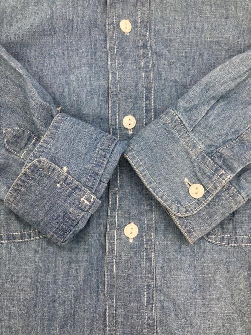 BIG MIKE（ビックマイク）BIG MIKE (ビックマイク) シャンブレーシャツ インディゴ サイズ:XLの古着・服飾アイテム