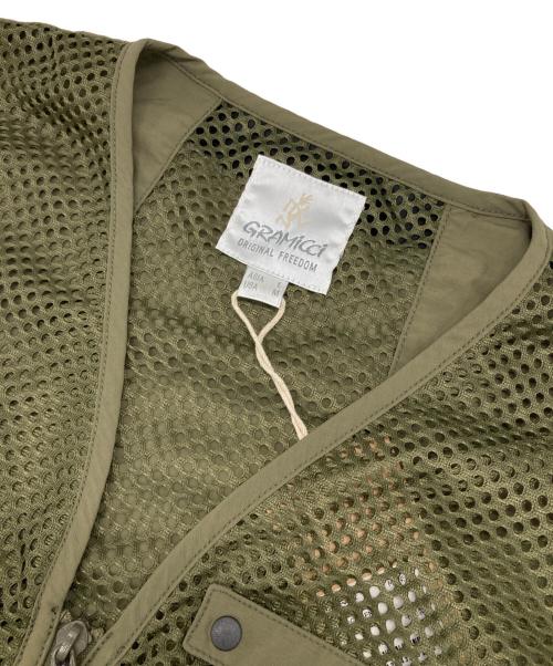 GRAMICCI（グラミチ）GRAMICCI (グラミチ) GONE FISHING VEST オリーブ サイズ:Lの古着・服飾アイテム