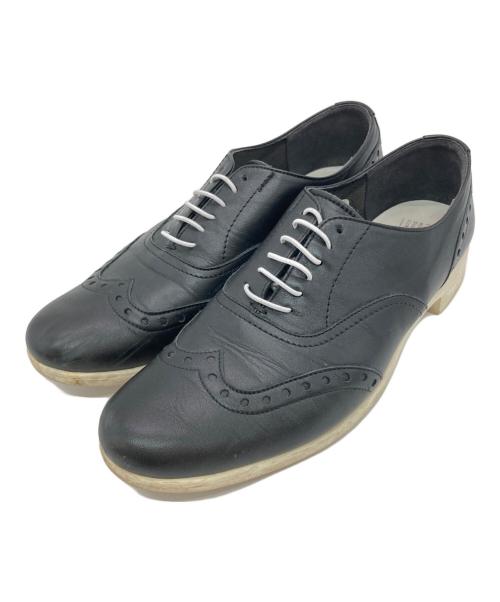 travel shoes by chausser（トラベルシューズバイショセ）travel shoes by chausser (トラベルシューズバイショセ) ウィングチップシューズ ブラック サイズ:40の古着・服飾アイテム