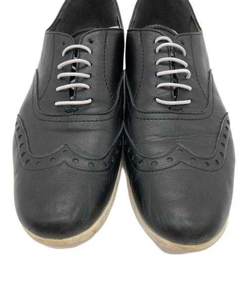 travel shoes by chausser（トラベルシューズバイショセ）travel shoes by chausser (トラベルシューズバイショセ) ウィングチップシューズ ブラック サイズ:40の古着・服飾アイテム