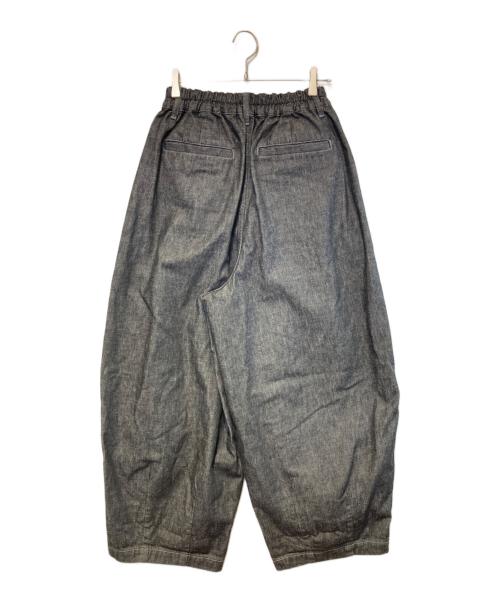HARVESTY（ハーベスティー）HARVESTY (ハーベスティー) 10ozブラックデニムサーカスパンツ インディゴ サイズ:2の古着・服飾アイテム