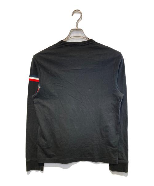 MONCLER（モンクレール）MONCLER (モンクレール) COMME des GARCONS (コムデギャルソン) トリコロールL/Sカットソー ブラック サイズ:Mの古着・服飾アイテム