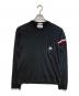 MONCLER（モンクレール）の古着「トリコロールL/Sカットソー」｜ブラック