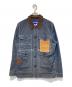 JUNYA WATANABE CdG MAN（ジュンヤ ワタナベ コム デ ギャルソン マン）の古着「ドッキングデニムカバーオール」｜インディゴ×レッド