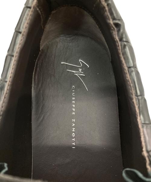 GIUSEPPE ZANOTTI（ジュゼッペザノッティ）GIUSEPPE ZANOTTI (ジュゼッペザノッティ) Frankie ダブルジップローカットスニーカー ブラック サイズ:45の古着・服飾アイテム