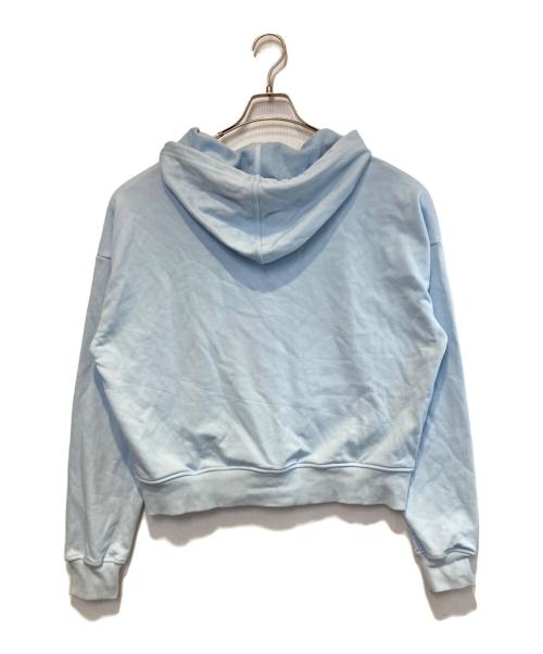 letterfrommoon（レターフロムムーン）letterfrommoon (レターフロムムーン) Letters 73 Cotton Hooded Zip-Up ブルー サイズ:Freeの古着・服飾アイテム