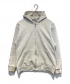 PLUMAプルマ）の古着「［古着］裏サーマルジップパーカー」｜グレー