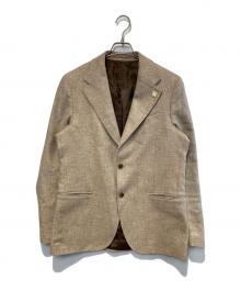 LARDINI（ラルディーニ）の古着「ウール 2B テーラードジャケット」｜ベージュ