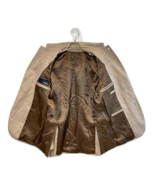 LARDINI（ラルディーニ）LARDINI (ラルディーニ) ウール 2B テーラードジャケット ベージュ サイズ:48の古着・服飾アイテム