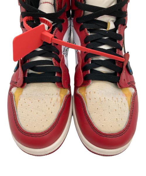 NIKE（ナイキ）NIKE (ナイキ) OFFWHITE (オフホワイト) THE 10 AIR JORDAN 1 ホワイト×レッド サイズ:US9の古着・服飾アイテム