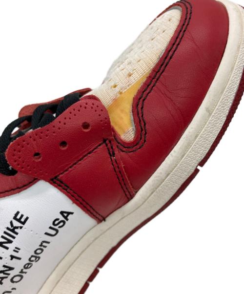 NIKE（ナイキ）NIKE (ナイキ) OFFWHITE (オフホワイト) THE 10 AIR JORDAN 1 ホワイト×レッド サイズ:US9の古着・服飾アイテム