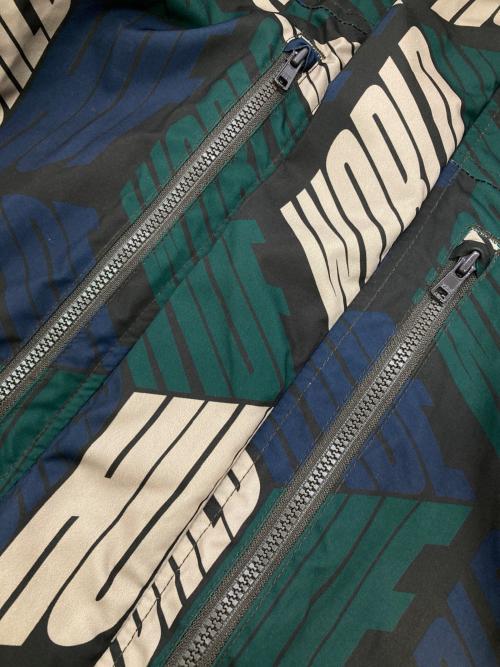 HUF（ハフ）HUF (ハフ) STANDARD PUFFER JACKET II グリーン×ブラウン サイズ:Lの古着・服飾アイテム