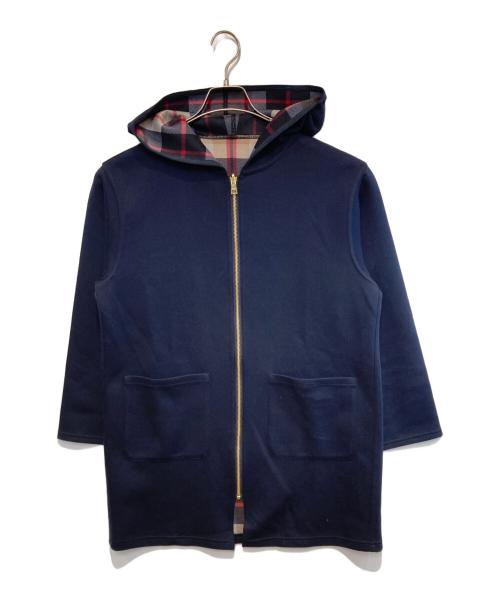 MACKINTOSH PHILOSOPHY（マッキントッシュ フィロソフィー）MACKINTOSH PHILOSOPHY (マッキントッシュ フィロソフィー) ハウスチェックダンボールコーディガン ネイビー サイズ:38の古着・服飾アイテム