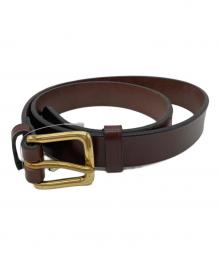 JABEZ CLIFF（ジャベツ クリフ）の古着「レザーベルト」｜ブラウン