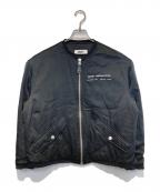 MM6 Maison Margielaエムエムシックスメゾンマルジェラ）の古着「Under Construction Bomber Jacket」｜ブラック