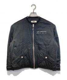 MM6 Maison Margiela（エムエムシックスメゾンマルジェラ）の古着「Under Construction Bomber Jacket」｜ブラック