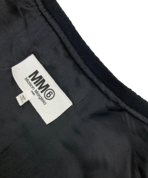 MM6 Maison Margiela（エムエムシックスメゾンマルジェラ）MM6 Maison Margiela (エムエムシックスメゾンマルジェラ) Under Construction Bomber Jacket ブラック サイズ:40の古着・服飾アイテム