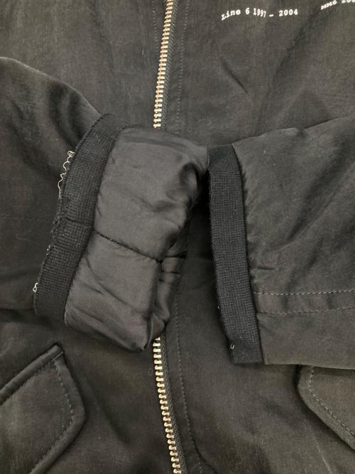 MM6 Maison Margiela（エムエムシックスメゾンマルジェラ）MM6 Maison Margiela (エムエムシックスメゾンマルジェラ) Under Construction Bomber Jacket ブラック サイズ:40の古着・服飾アイテム