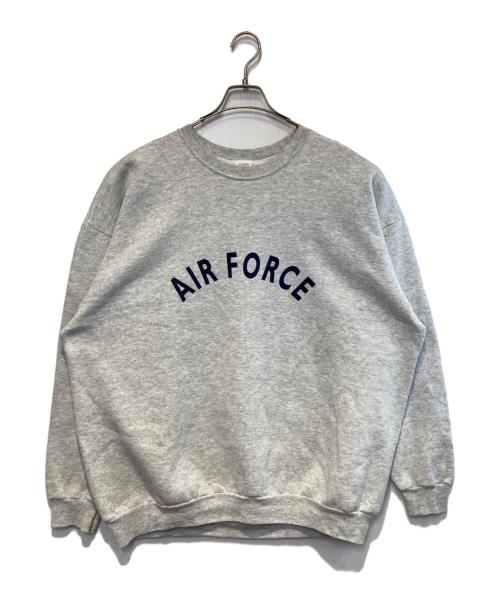 USAF（ユーエスエアフォース）USAF (ユーエスエアフォース) ［古着］プリントスウェット ライトグレー サイズ:XLの古着・服飾アイテム