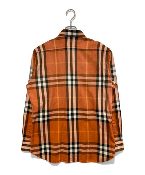 BURBERRY LONDON（バーバリーロンドン）BURBERRY LONDON (バーバリーロンドン) チェックシャツ オレンジ サイズ:Mの古着・服飾アイテム