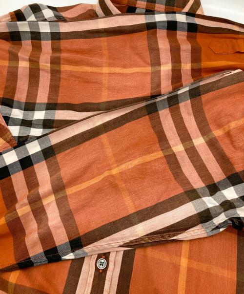 BURBERRY LONDON（バーバリーロンドン）BURBERRY LONDON (バーバリーロンドン) チェックシャツ オレンジ サイズ:Mの古着・服飾アイテム