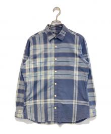 BURBERRY LONDON（バーバリーロンドン）の古着「チェックシャツ」｜ネイビー