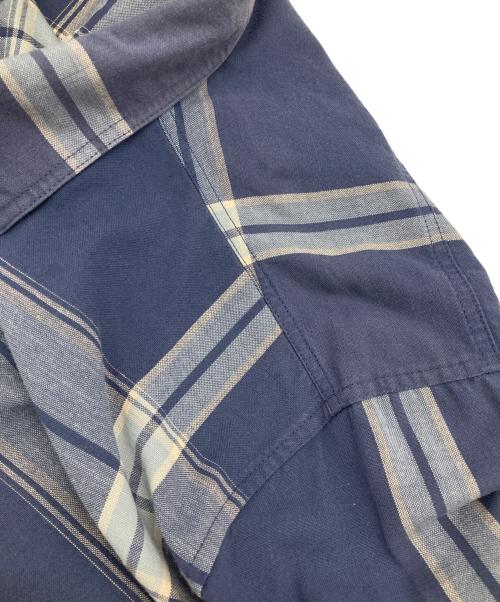 BURBERRY LONDON（バーバリーロンドン）BURBERRY LONDON (バーバリーロンドン) チェックシャツ ネイビー サイズ:Mの古着・服飾アイテム