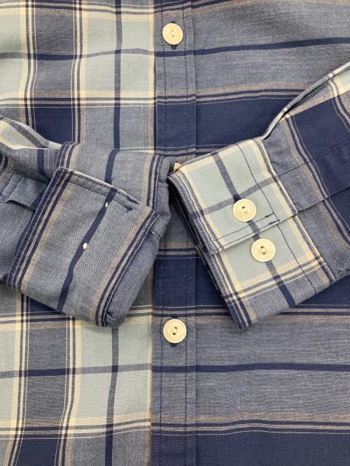 BURBERRY LONDON（バーバリーロンドン）BURBERRY LONDON (バーバリーロンドン) チェックシャツ ネイビー サイズ:Mの古着・服飾アイテム