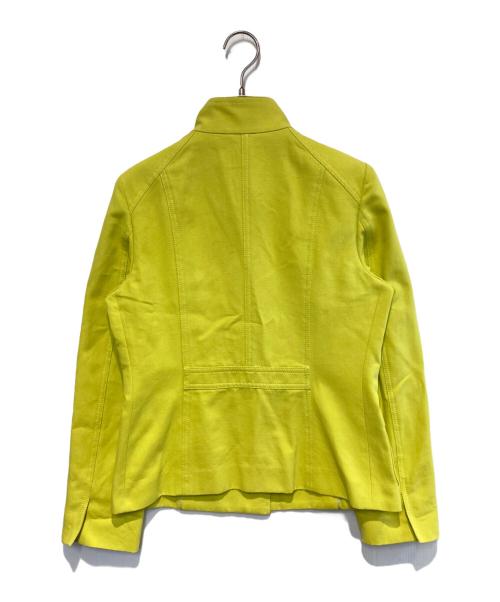 BURBERRY LONDON（バーバリーロンドン）BURBERRY LONDON (バーバリーロンドン) スタンドカラージャケット イエロー サイズ:401の古着・服飾アイテム