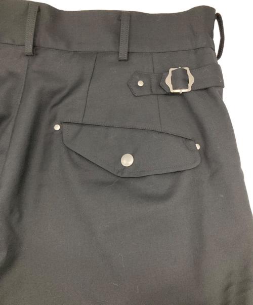 s'yte（サイト）s'yte (サイト) ジップテーパードパンツ ブラック サイズ:3の古着・服飾アイテム