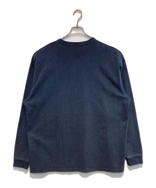 ONEITA（オニータ）ONEITA (オニータ) BEAMS T (ビームス ティー) ガーメントダイL/Sカットソー ネイビー サイズ:Freeの古着・服飾アイテム