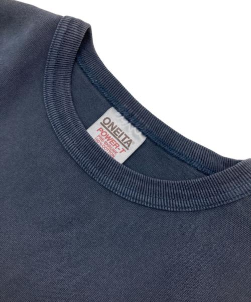 ONEITA（オニータ）ONEITA (オニータ) BEAMS T (ビームス ティー) ガーメントダイL/Sカットソー ネイビー サイズ:Freeの古着・服飾アイテム