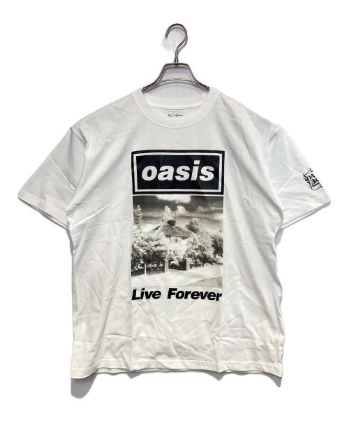 Adam et Rope（アダム エ ロペ）Adam et Rope (アダム エ ロペ) oasis (オアシス) プリントカットソー ホワイト サイズ:XLの古着・服飾アイテム