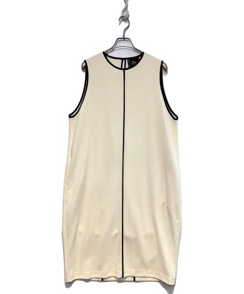 Cen.（セン）Cen. (セン) myclozzetパイピングバックリボンワンピース アイボリー サイズ:Freeの古着・服飾アイテム