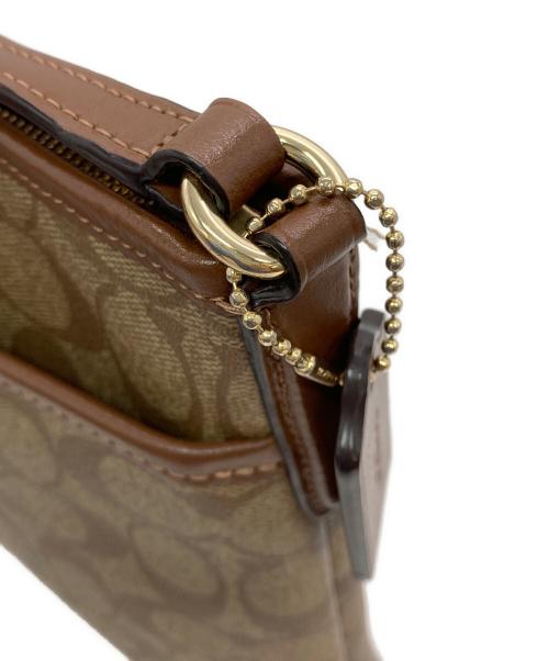 COACH（コーチ）COACH (コーチ) シグネチャー ショルダーバッグ ブラウンの古着・服飾アイテム