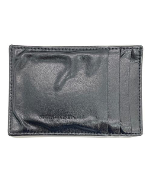 BOTTEGA VENETA（ボッテガベネタ）BOTTEGA VENETA (ボッテガベネタ) マキシイントレチャートカードケース ブラックの古着・服飾アイテム
