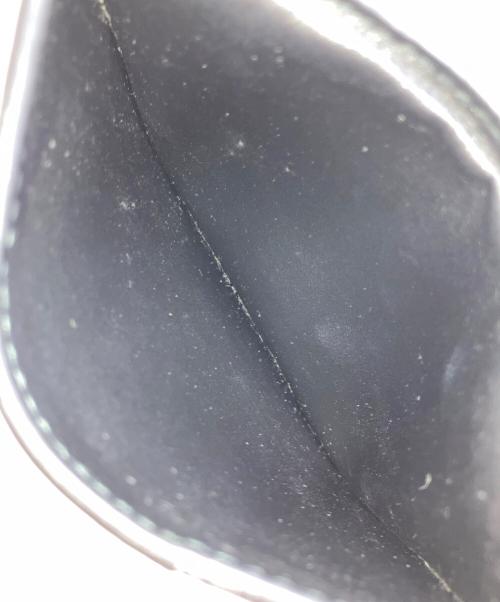 BOTTEGA VENETA（ボッテガベネタ）BOTTEGA VENETA (ボッテガベネタ) マキシイントレチャートカードケース ブラックの古着・服飾アイテム