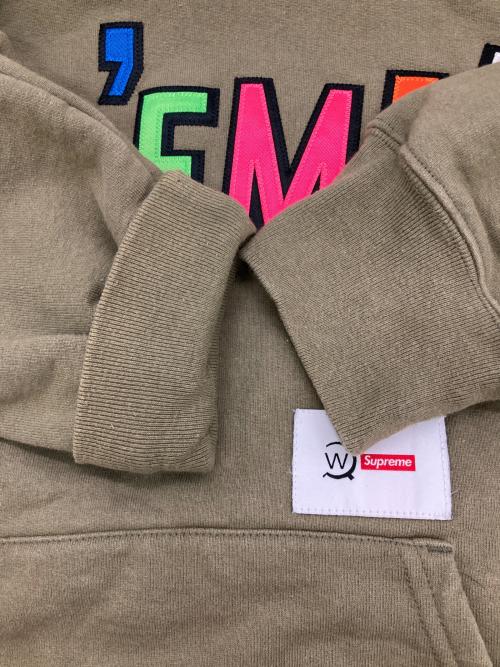 SUPREME（シュプリーム）SUPREME (シュプリーム) WTAPS (ダブルタップス) Sic'em Hooded Sweatshirt カーキ サイズ:Mの古着・服飾アイテム