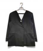 saharaサハラ）の古着「Collarless Over Jacket」｜ブラック