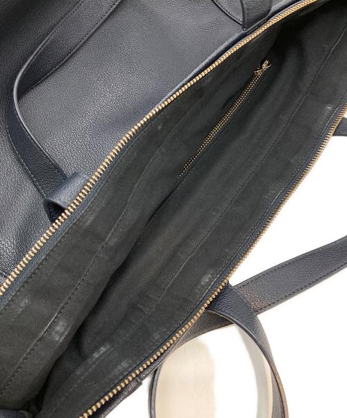 PAUL SMITH（ポールスミス）PAUL SMITH (ポールスミス) ジップストライプトートバッグ ネイビーの古着・服飾アイテム