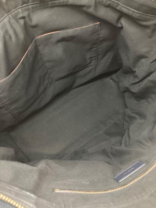 PAUL SMITH（ポールスミス）PAUL SMITH (ポールスミス) ジップストライプトートバッグ ネイビーの古着・服飾アイテム