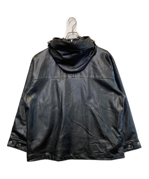 ADRER（アドラー）ADRER (アドラー) フェイクレザージャケット ブラック サイズ:Sの古着・服飾アイテム