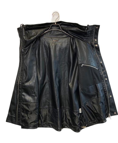 ADRER（アドラー）ADRER (アドラー) フェイクレザージャケット ブラック サイズ:Sの古着・服飾アイテム