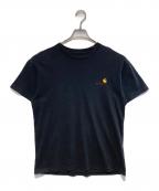 Carhartt WIPカーハート ワーク イン プログレス）の古着「S/S AMERICAN SCRIPT T-SHIRT」｜ブラック
